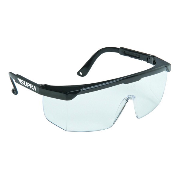 Schutzbrille farblos mit verstellbaren Bügeln Supra 3101 "Ecolux"